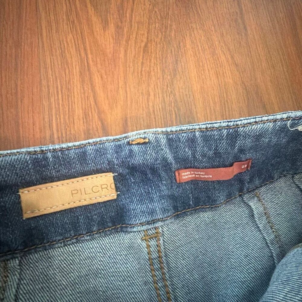 Pilcro Anthropologie jeans wide leg size 29 ankle length - Picture 3 of 4